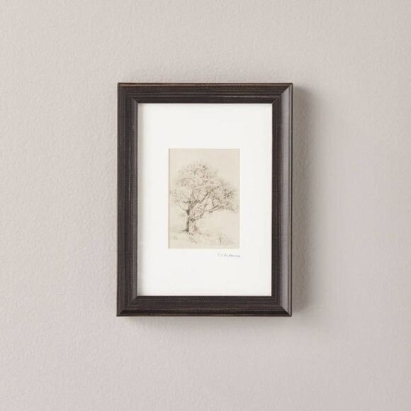 6x8 Great Oak Tree Sketch Framed Wall Art - Hearth & Hand Magnolia Target 2023 - Picture 1 of 5